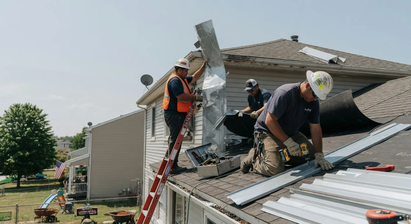 Metal Roof Repair in Robertsville, OH